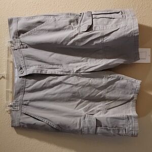 36 reg cotton grey shorts.